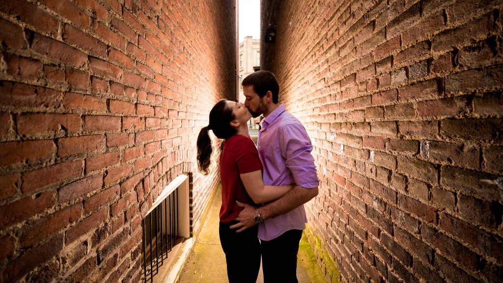 Downtown Staunton Virginia Photography in an alley