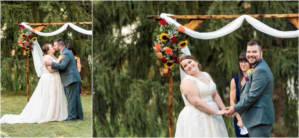 backyard wedding photos in salem va